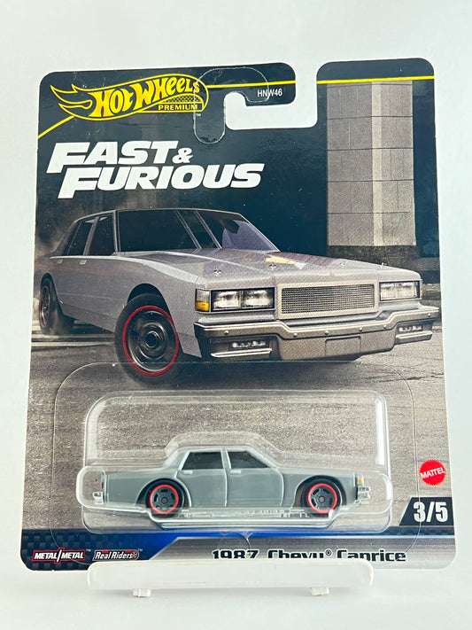 PREMIUM - FAST AND FURIOUS - 1987 CHEVY CAPRICE - 5A - Its Fun- Hot wheels - matchbox - diecast