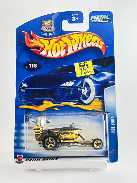 HOT SEAT - GOLD - 3C - Its Fun- Hot wheels - matchbox - diecast