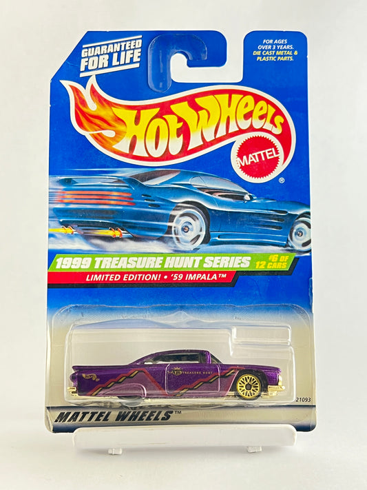 TREASURE HUNT - 1999 TREASURE HUNT SERIES - LIMITED EDITION - 59 IMPALA - 2D - Its Fun- Hot wheels - matchbox - diecast