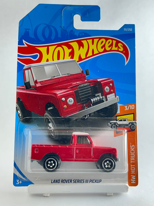 LAND ROVER SERIES III PICKUP - RED - 4B - Its Fun- Hot wheels - matchbox - diecast