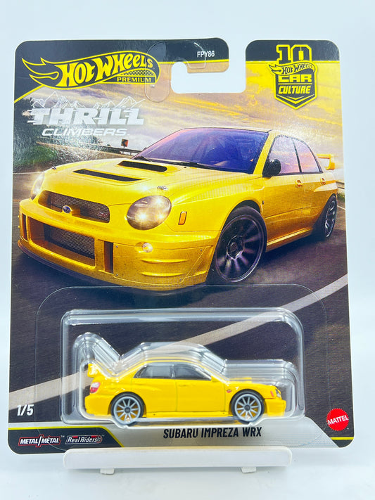 HOT WHEELS - PREMIUM - THRILL CLIMBERS - SUBARU IMPREZA WRX -5A