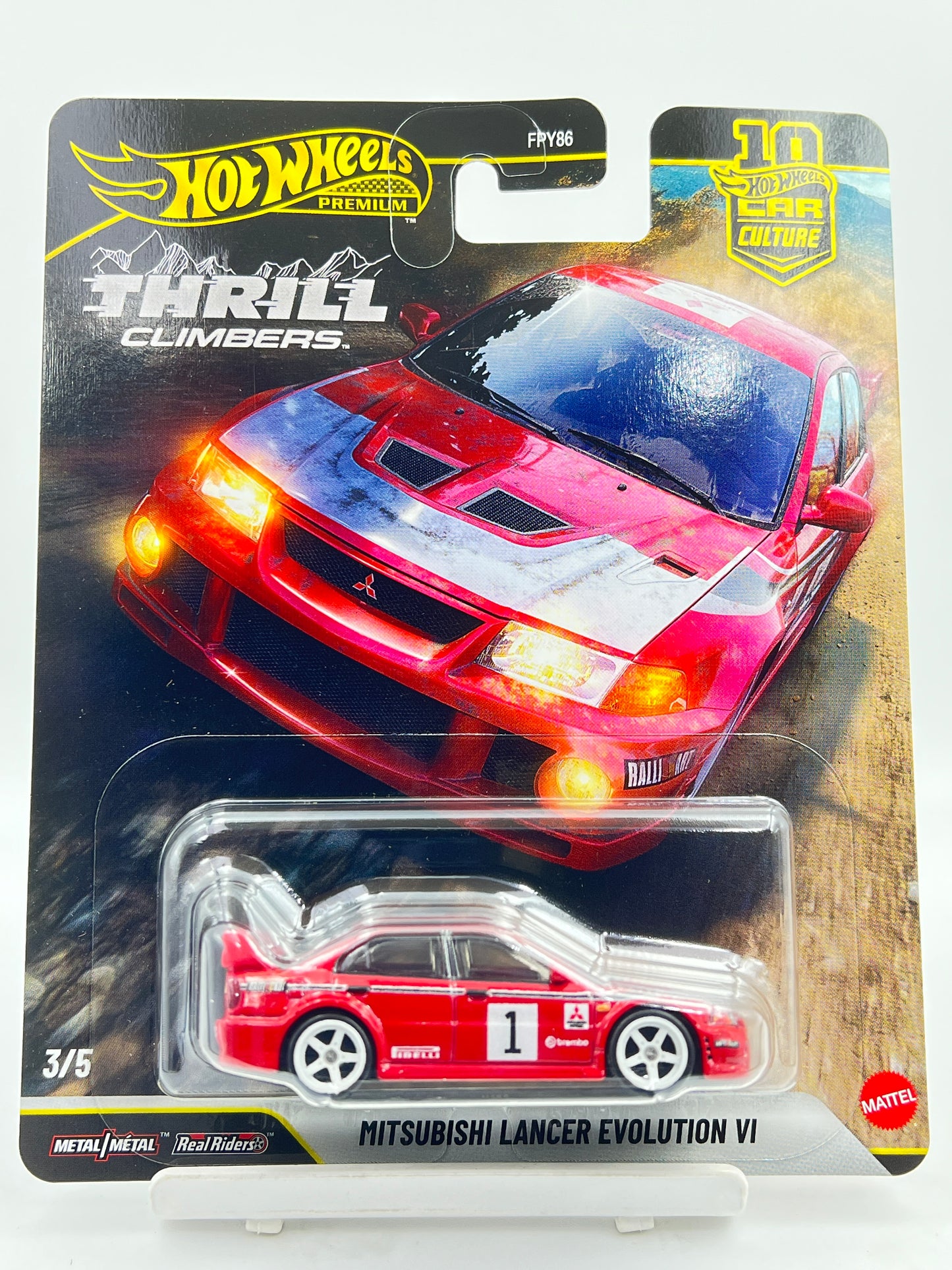 IMPORTED - HOT WHEELS - PREMIUM - THRILL CLIMBERS - MITSUBISHI LANCER EVOLUTION VI - 5B