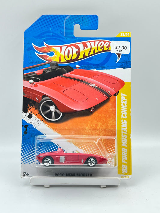HOT WHEELS - 62 FORD MUSTANG CONCEPT - RED - C2