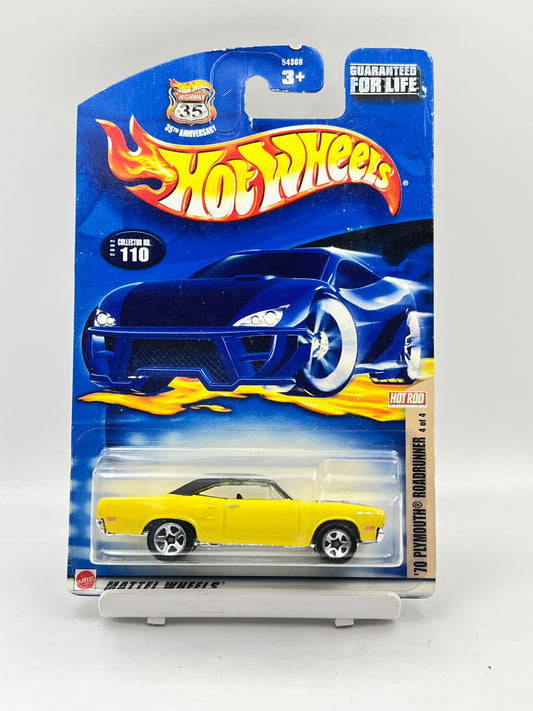 ( CARD AS IN PIC ) - HOT WHEELS - 70 PLYMOUTH ROADRUNNER - C2