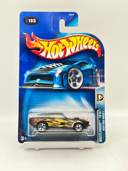 IMPORTED - HOT WHEELS -  MUSTANG MACH 1 - MATTE GREY FLAMES - 3B
