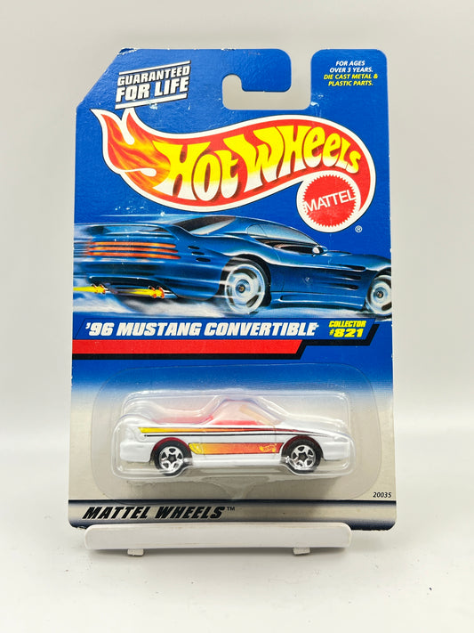 FULL METAL - HOT WHEELS -  96 MUSTANG CONVERTIBLE - WHITE - 3B