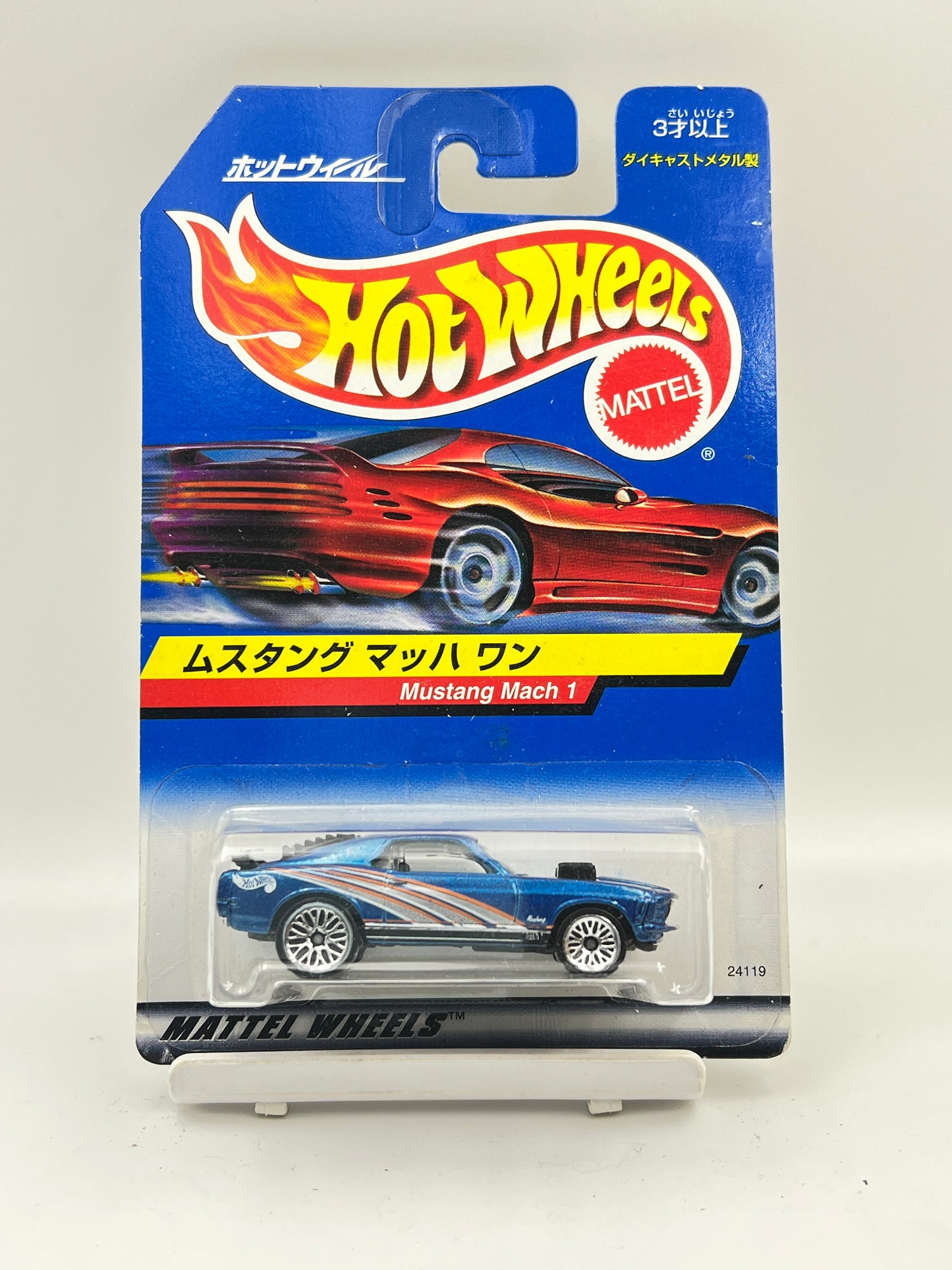 JAPANESE CARD - IMPORTED - HOT WHEELS -  MUSTANG MACH 1 - 2B