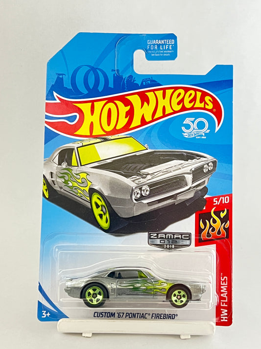 HOT WHEELS - CUSTOM 67 PONTIAC FIREBIRD - ZAMAC - 4B