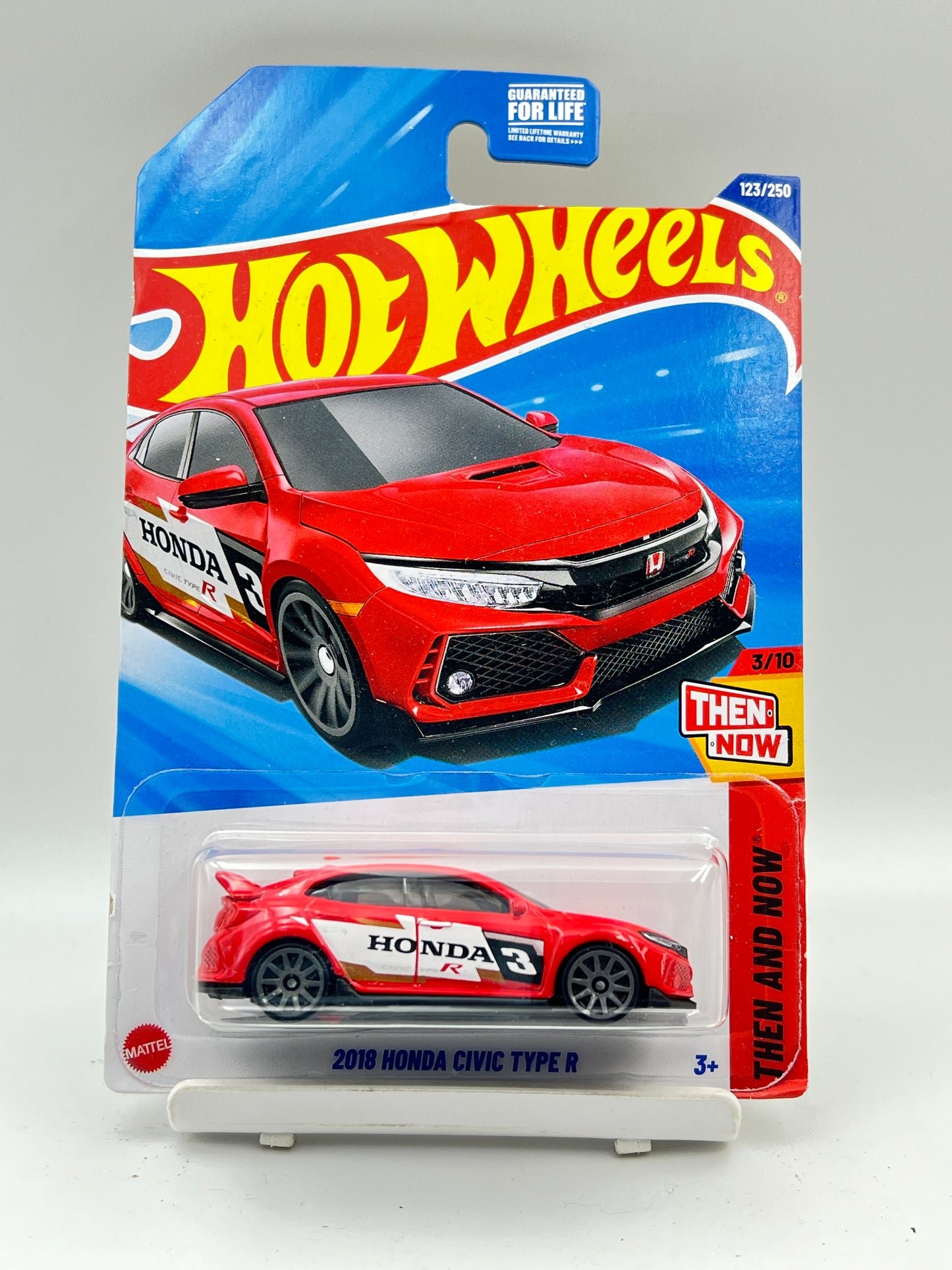 IMPORTED - HOT WHEELS -  2018 HONDA CIVIC TYPE R - RED - 3B