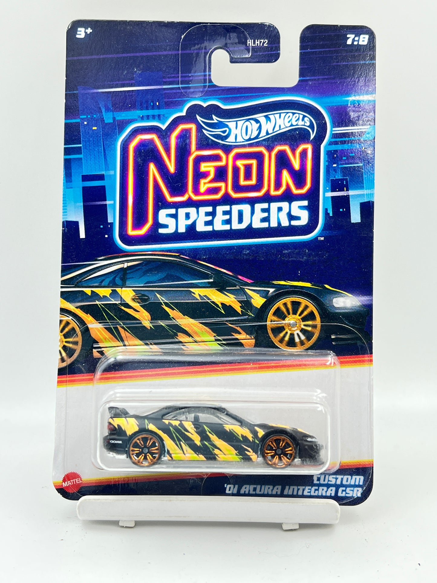 IMPORTED - HOT WHEELS -  NEON SPEEDERS - CUSTOM 01 ACURA INTEGRA GSR - 3B