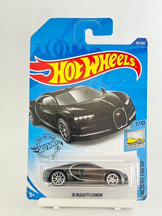 HOT WHEELS - 16 BUGATTI CHIRON - BLACK - 5A