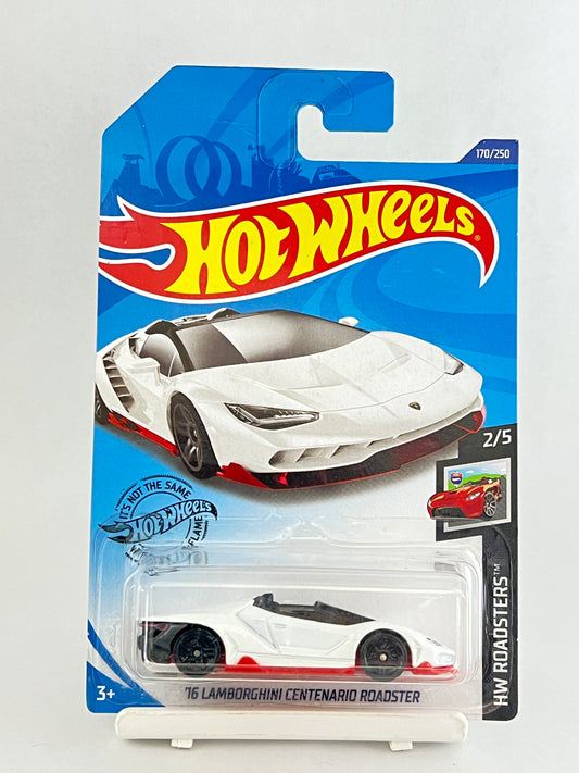 HOT WHEELS - 16 LAMBORGHINI CENTENARIO ROADSTER - 5B - Its Fun- Hot wheels - matchbox - diecast