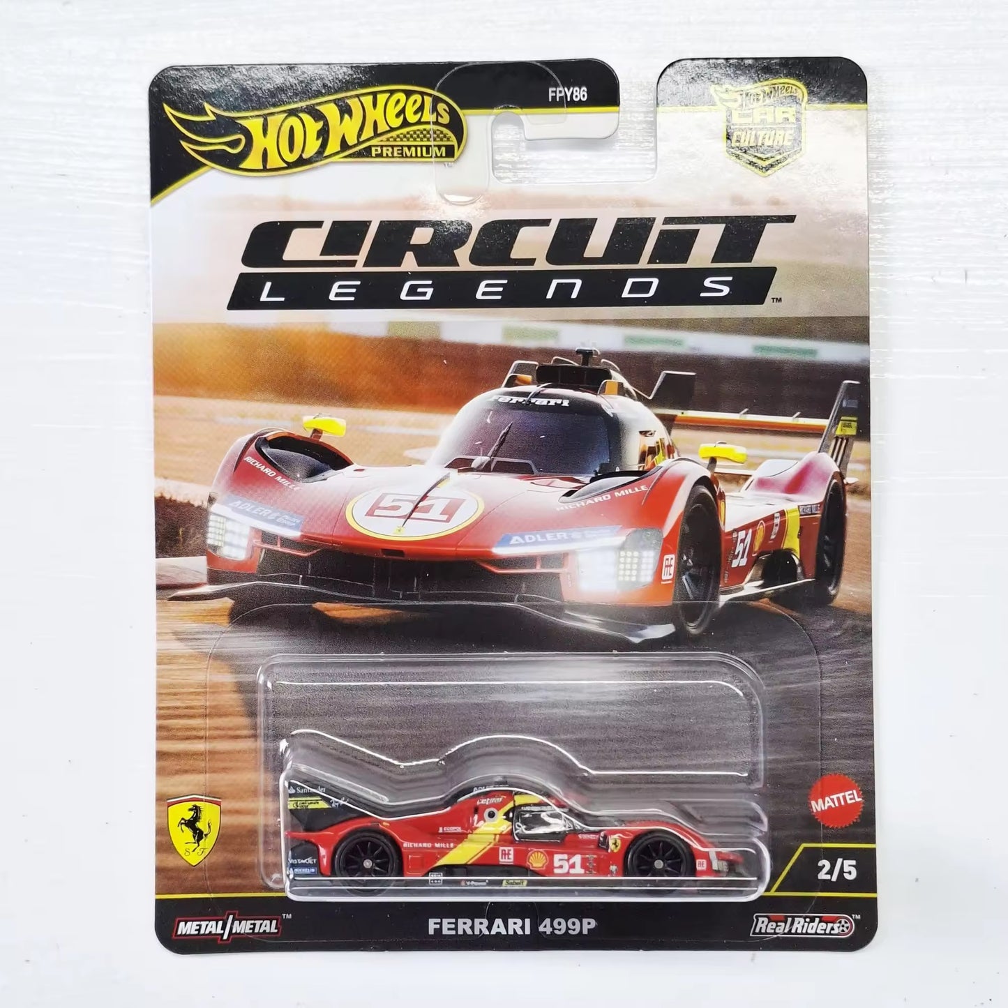 IMPORTED HOT WHEELS PREMIUM - CIRCUIT LEGENDS - FERRARI 499P - 5A - Its Fun- Hot wheels - matchbox - diecast