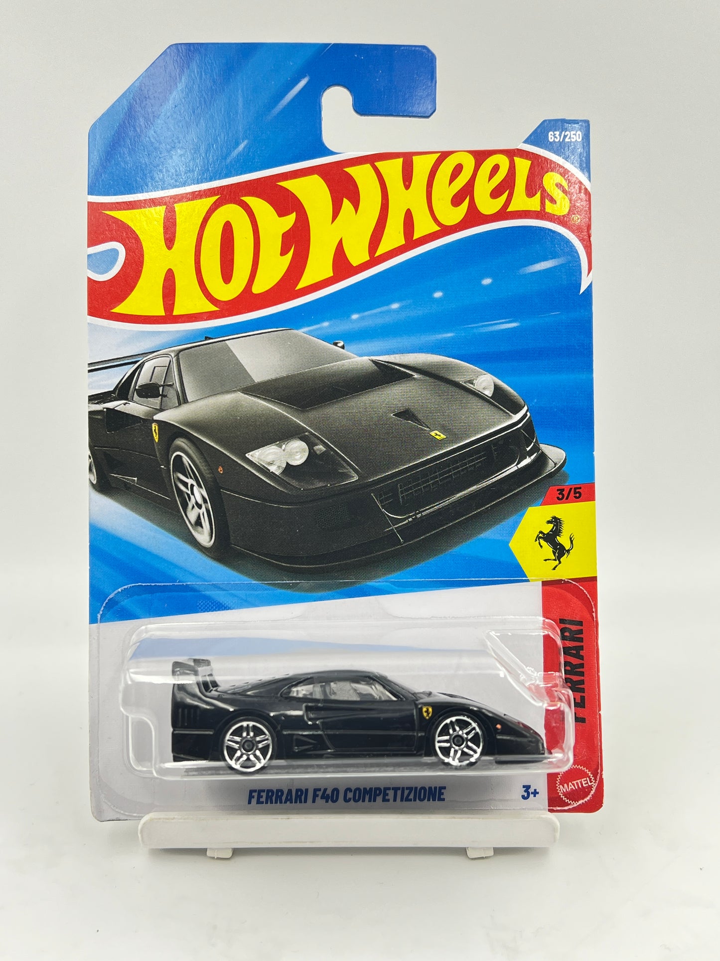 HOT WHEELS - FERRARI  F40 COMPETIZIONE - BLACK - 4B
