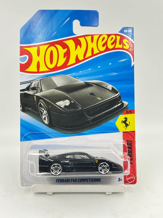 HOT WHEELS - FERRARI  F40 COMPETIZIONE - BLACK - 4B