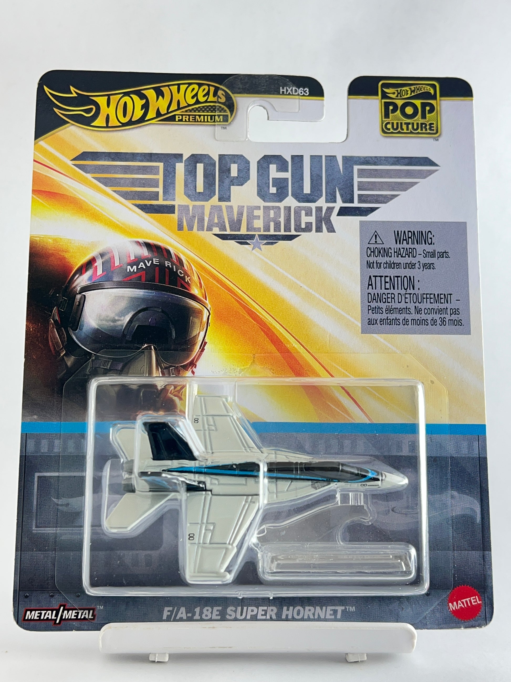 BLISTER CRACK - PREMIUM - F/A-18E SUPER HORNET- TOP GUN MAVERICK -WITH FREE PROTECTOR -  5E - Its Fun- Hot wheels - matchbox - diecast