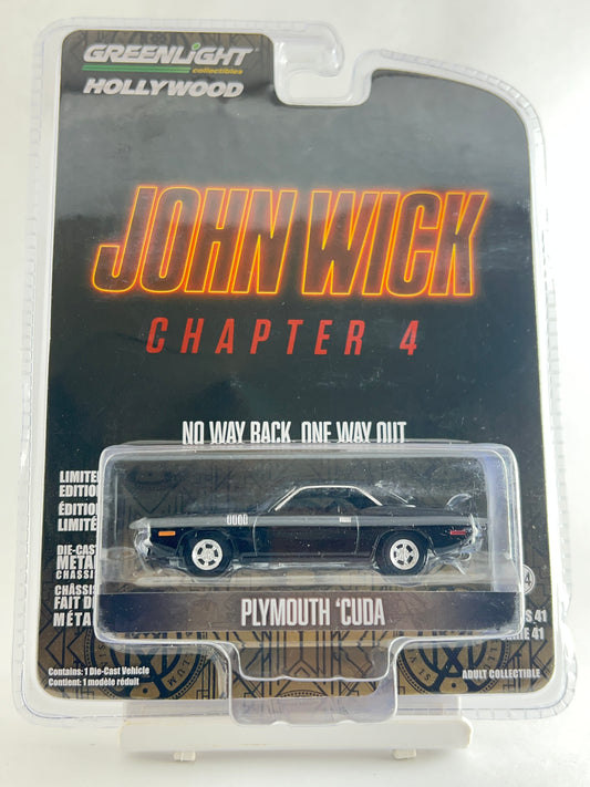 GREENLIGHT - JOHN WICK - PLYMOUTH CUDA