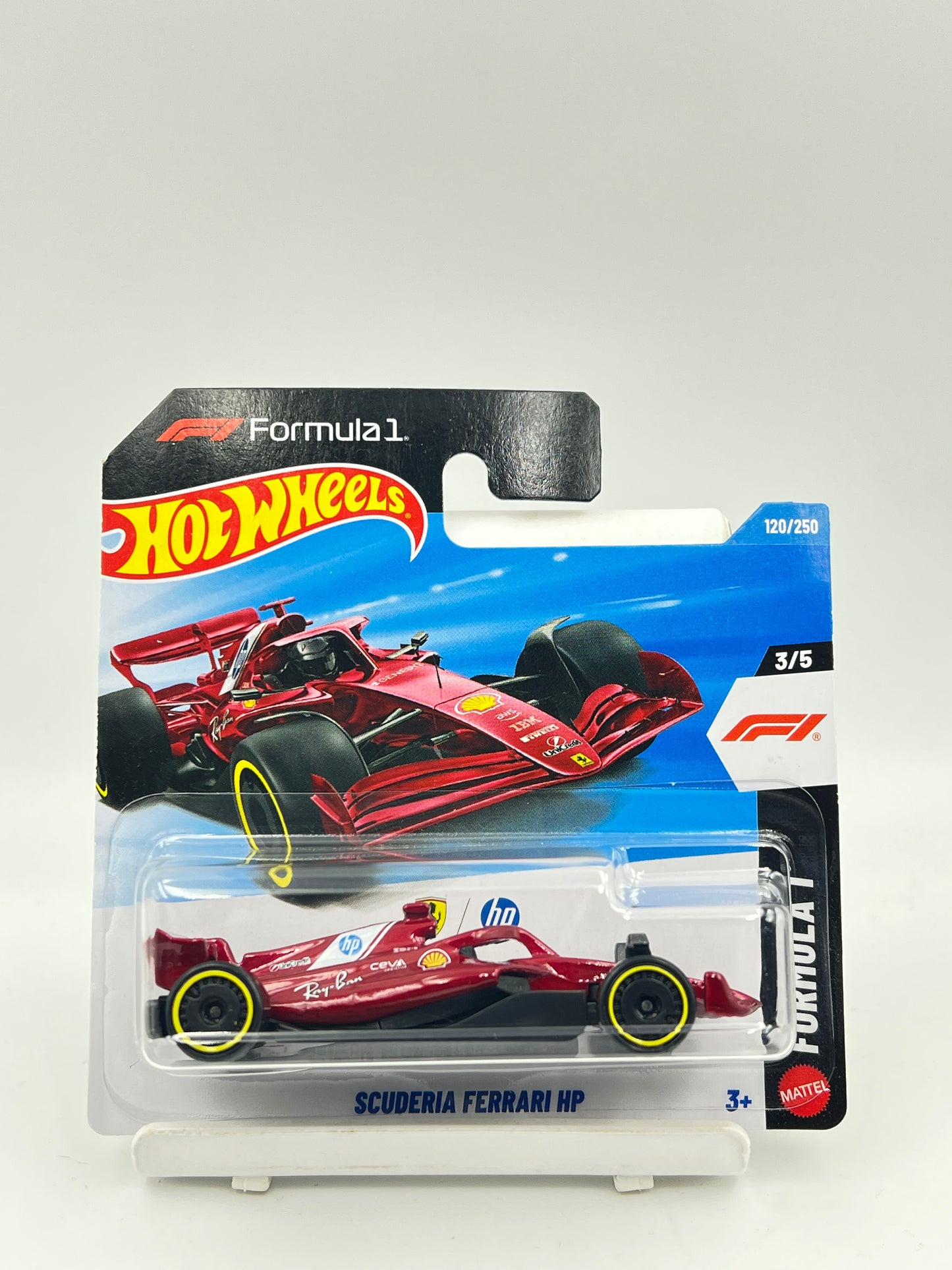 CARD DAMAGED - HOT WHEELS - SCUDERIA FERRARI HP- FERRARI FORMULA ONE CAR
