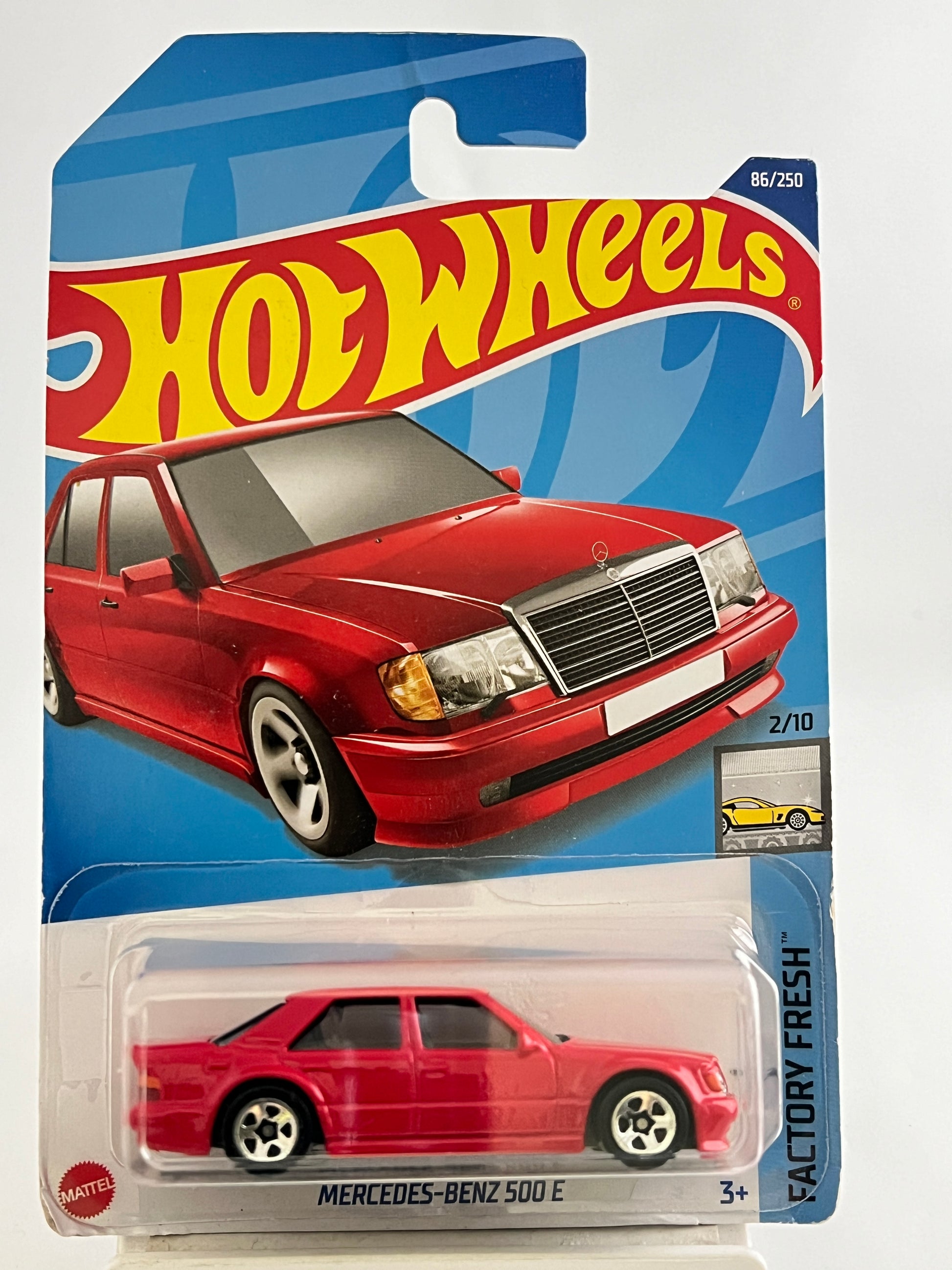 MERCEDES BENZ 500E - RED - 4A - Its Fun- Hot wheels - matchbox - diecast