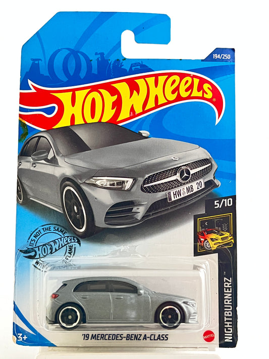 19 MERCEDES BENZ A-CLASS - GREY- 4A - Its Fun- Hot wheels - matchbox - diecast