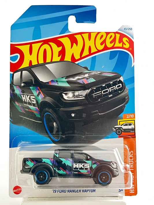 19 FORD RANGER RAPTOR - 4A - Its Fun- Hot wheels - matchbox - diecast