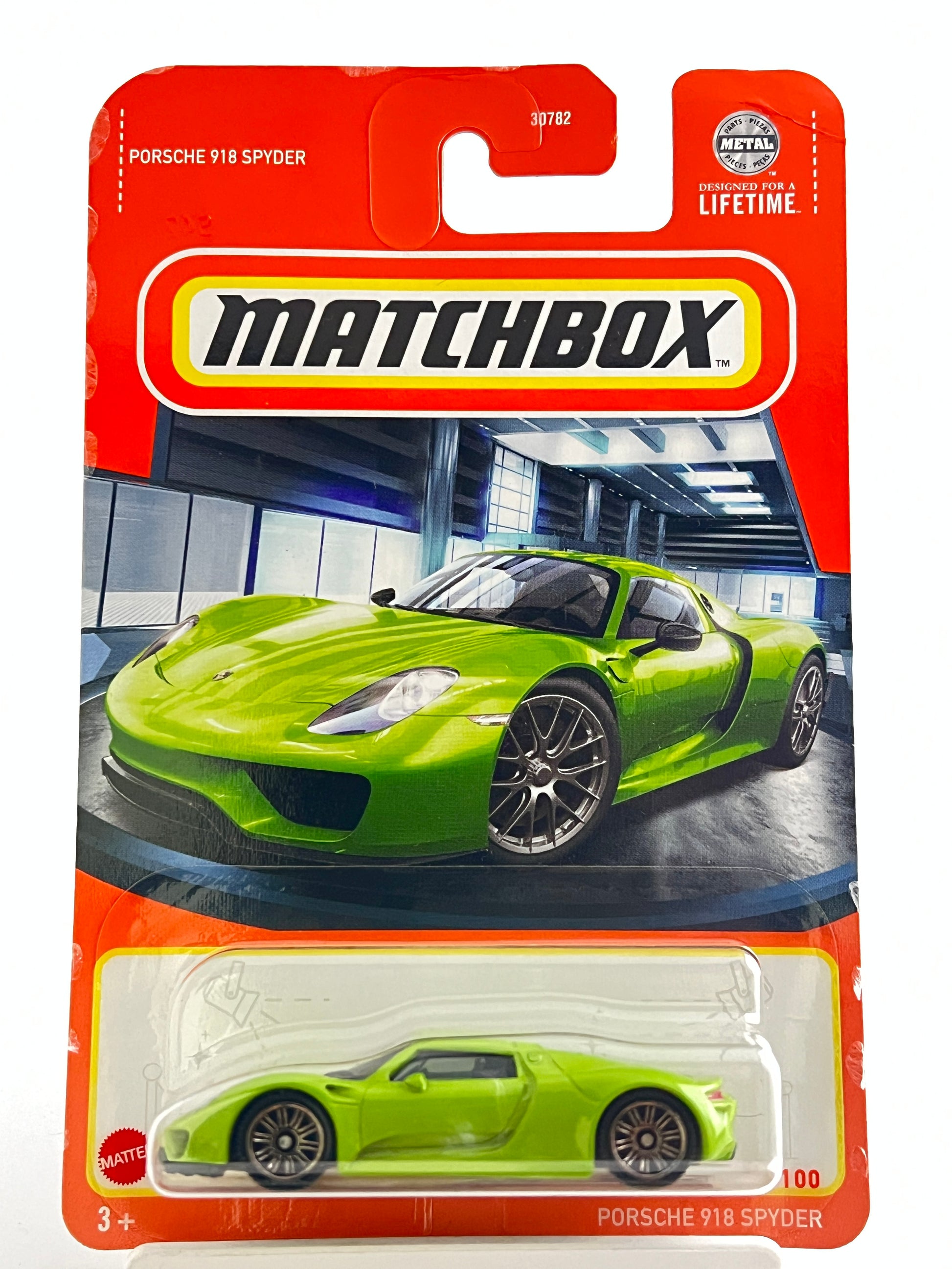 PORSCHE 918 SPYDER - GREEN - Its Fun- Hot wheels - matchbox - diecast