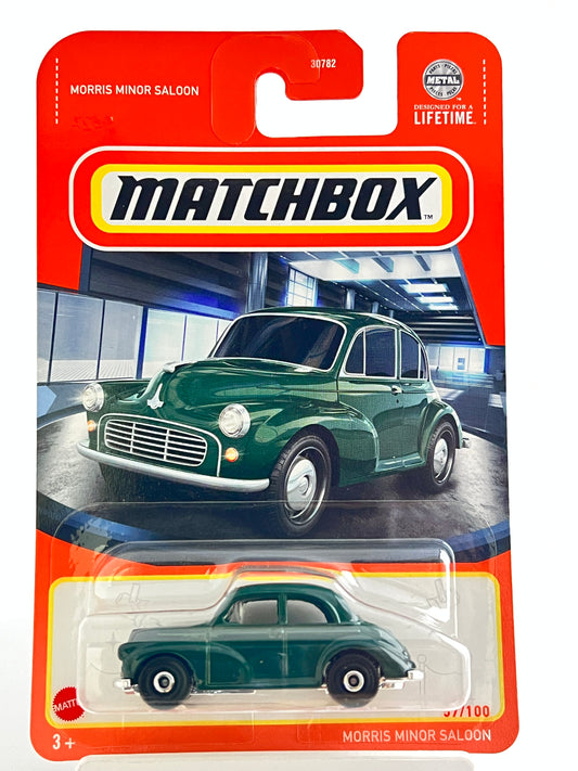 MORRIS MINOR SALOON - GREEN - Its Fun- Hot wheels - matchbox - diecast