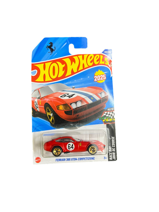 HOT WHEELS - MILD CARD DAMAGE - FERRARI 365 GTB4 COMPETIZIONE - 4F - Its Fun- Hot wheels - matchbox - diecast