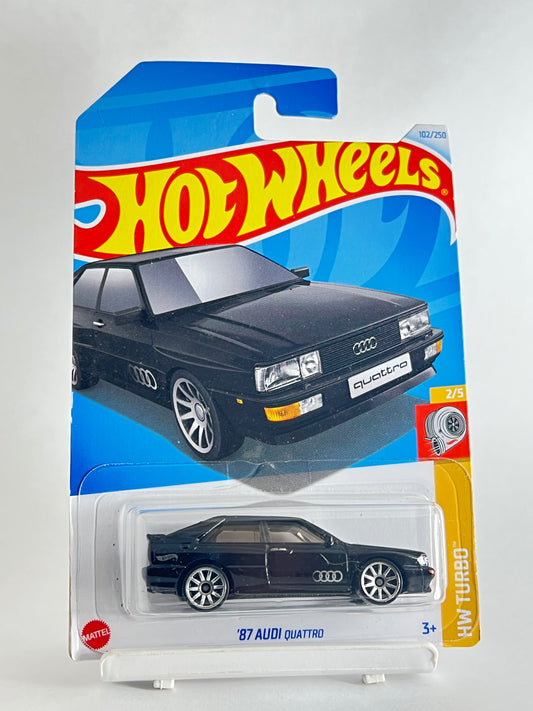 87 AUDI QUATTRO - BLACK - 2A