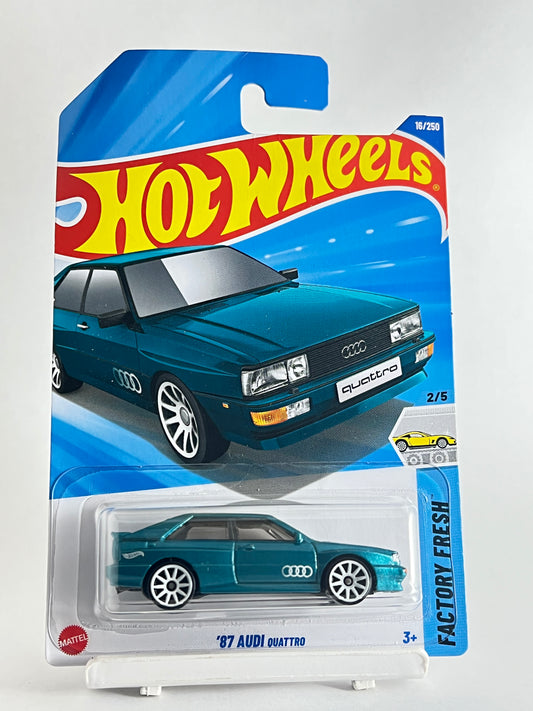 87 AUDI QUATTRO -GREEN- 1B - Its Fun- Hot wheels - matchbox - diecast