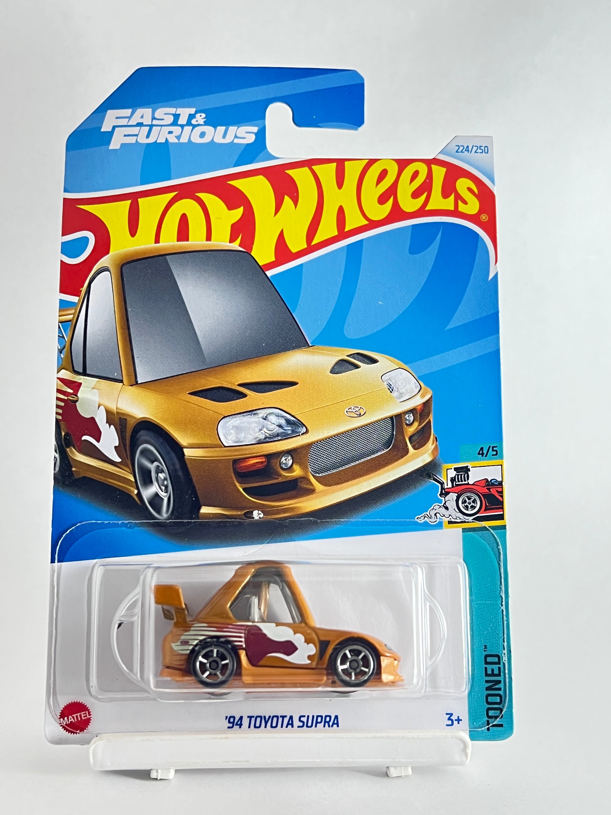 TOONED - 94 TOYOTA SUPRA - 3B - Its Fun- Hot wheels - matchbox - diecast