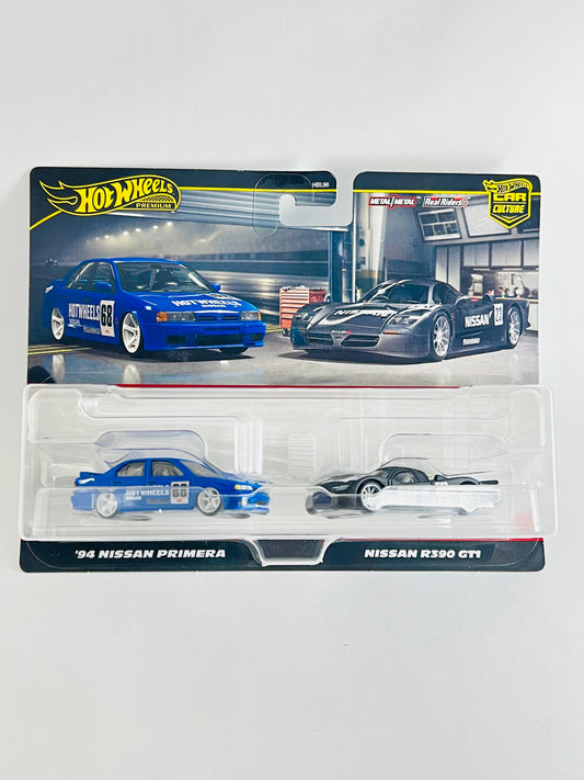 DUAL CARS - 94 NISSAN PRIMERA / NISSAN R390 GT1 (MATTE FINISH)
