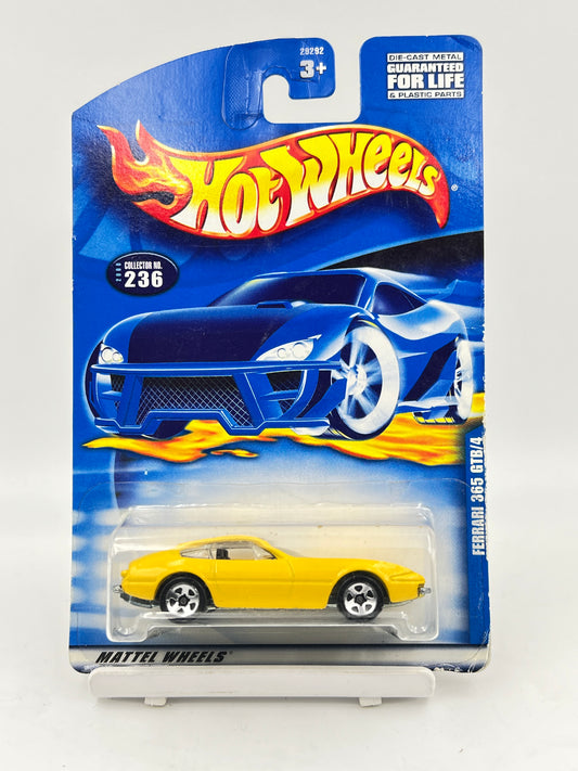 HOT WHEELS - FERRARI  365 GTB/4 - YELLOW - SOFT CORNERS - 1C