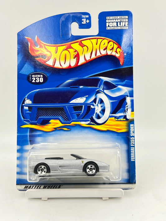 HOT WHEELS - FERRARI F355 SPIDER - SILVER - 1C