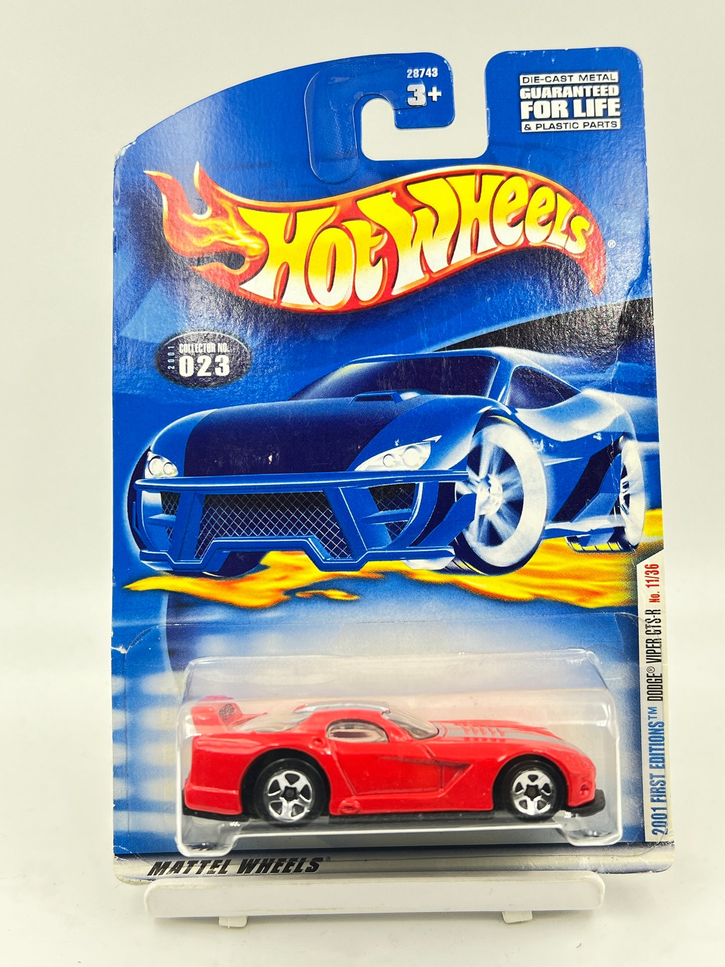 HOT WHEELS - DODGE VIPER GTS-R - RED - 1C