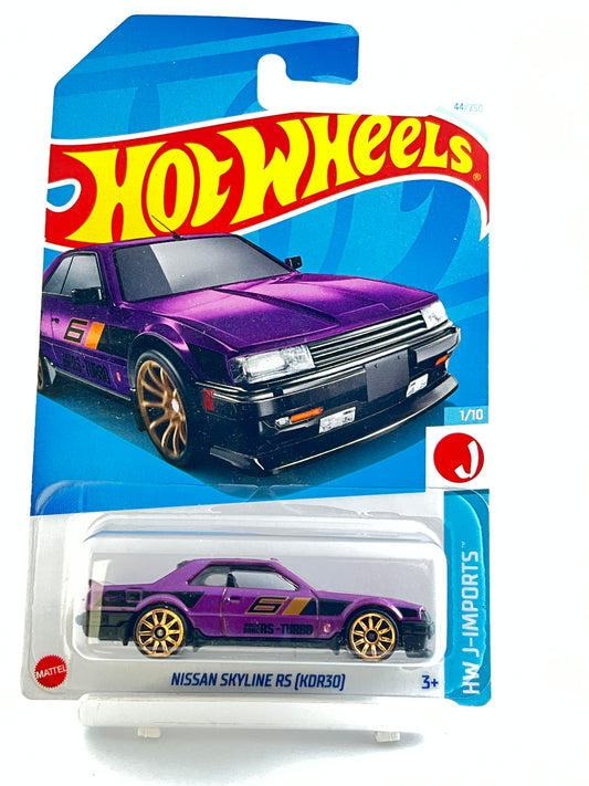 NISSAN SKYLINE RS (KDR30) - PURPLE -BLISTER SQUEEZE - 4B - Its Fun- Hot wheels - matchbox - diecast