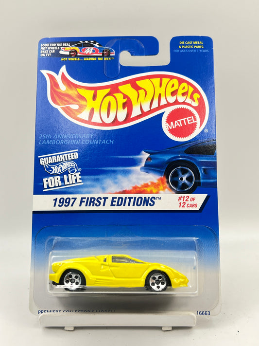 25TH ANNIVERSARY - HOT WHEELS - LAMBORGHINI COUNTACH - YELLOW - 1B