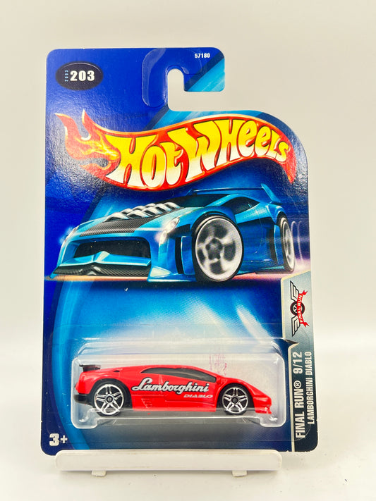 FINAL RUN - FULL METAL - HOT WHEELS -  LAMBORGHINI DIABLO - RED - 1B