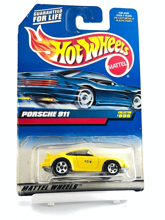 PORSCHE 911-YELLOW - BLISTER DAMAGE-3B - Its Fun- Hot wheels - matchbox - diecast