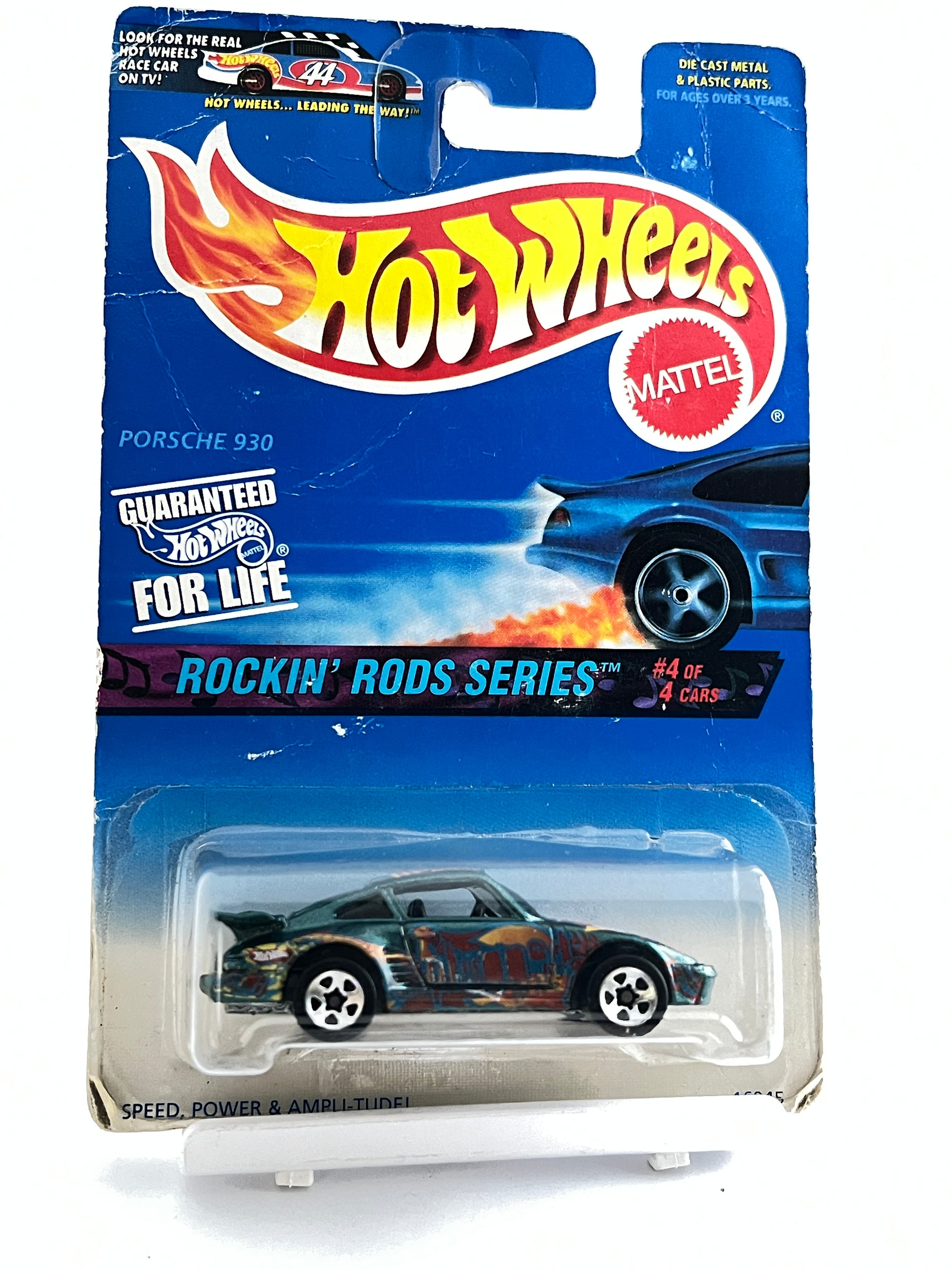 PORSCHE 930 - FULL METAL - CARD DAMAGED - 4A - Its Fun- Hot wheels - matchbox - diecast