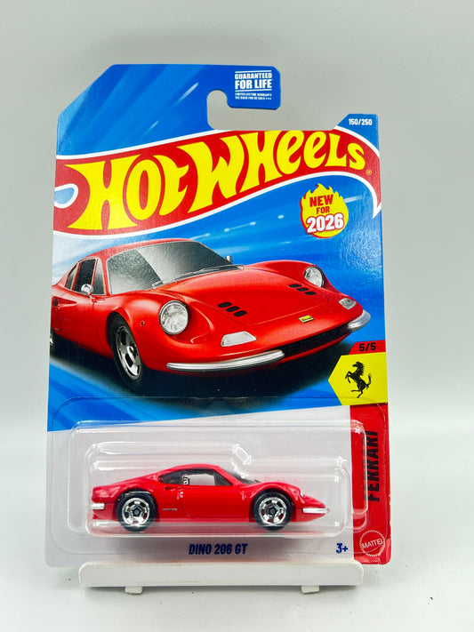 MILD SOFT CORNERS - IMPORTED - HOT WHEELS -  FERRARI - DINO 206 GT - 3B