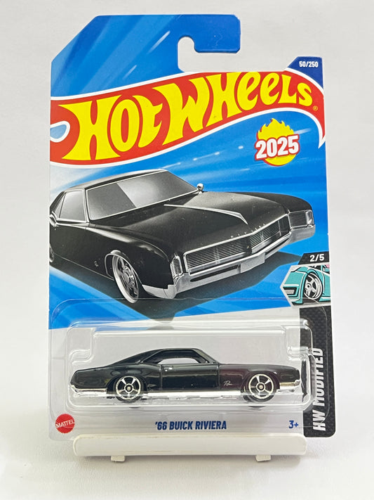 HOT WHEELS - 66 BUICK RIVIERA - BLACK - 1D - Its Fun- Hot wheels - matchbox - diecast