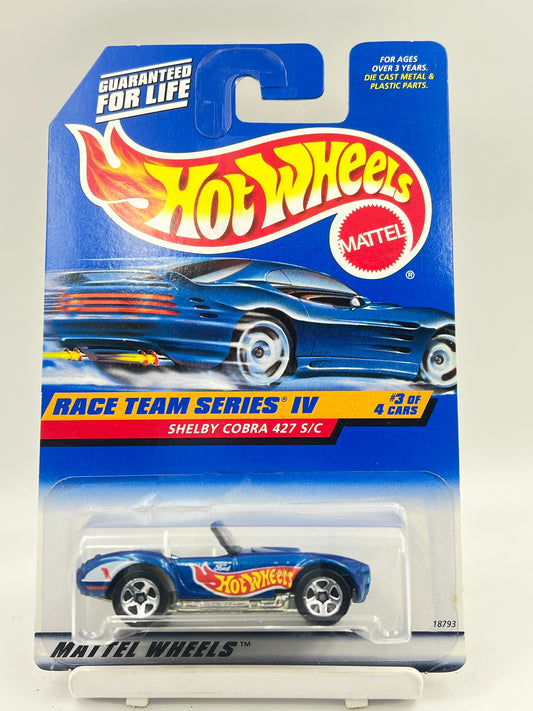 FULL METAL - HOT WHEELS -  OPENABLE HOOD - SHELBY COBRA 427 S/C - 3B