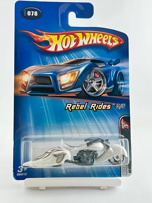 REBEL RIDES - W-OOZIE - 4A - Its Fun- Hot wheels - matchbox - diecast