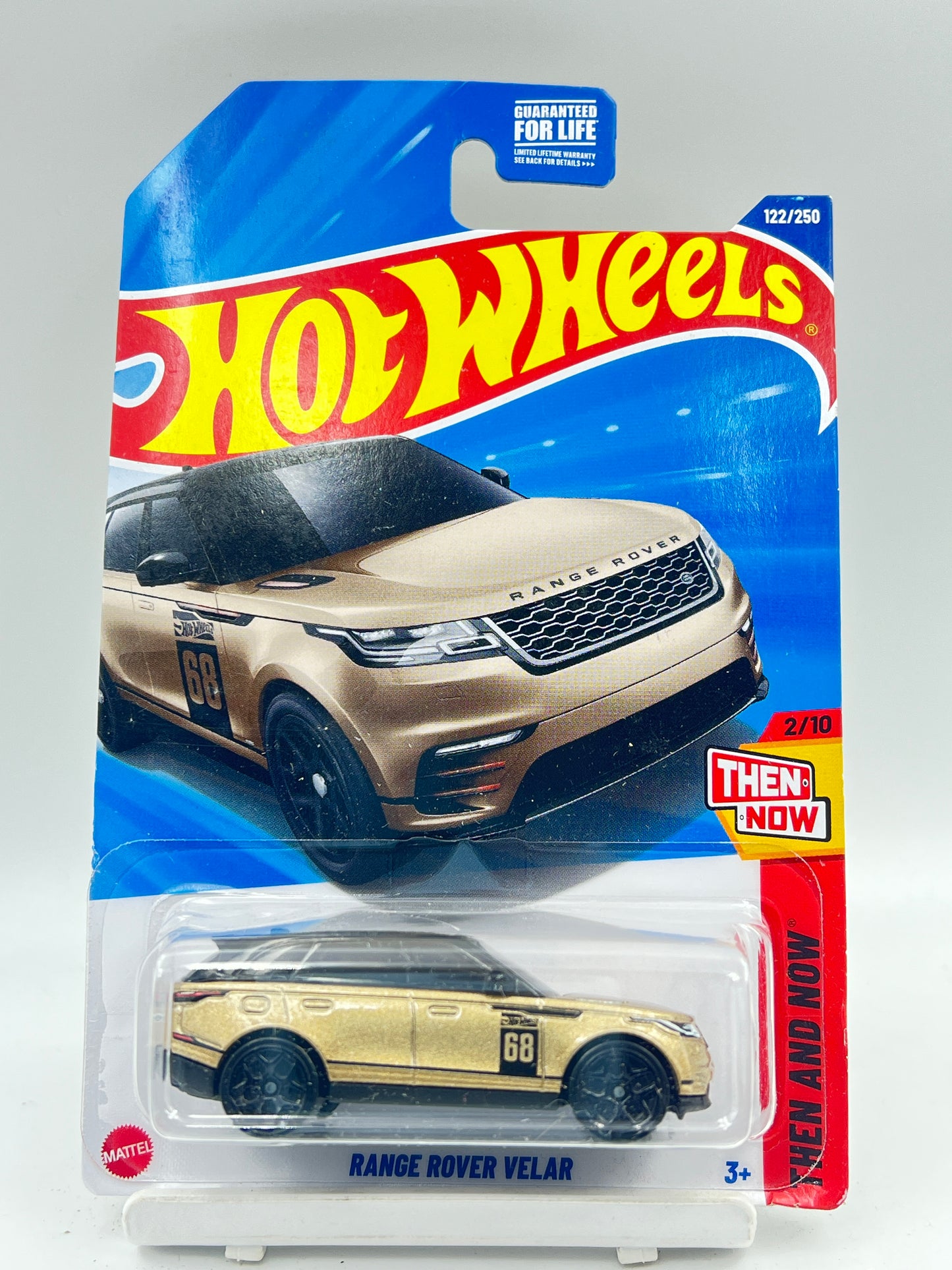 MILD SOFT CORNERS / CREASE - IMPORTED - HOT WHEELS -  RANGE ROVER VELAR - GOLD - 3B