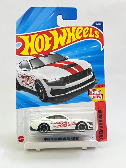 HOT WHEELS - FORD MUSTANG DARK HORSE - WHITE - 3C - Its Fun- Hot wheels - matchbox - diecast