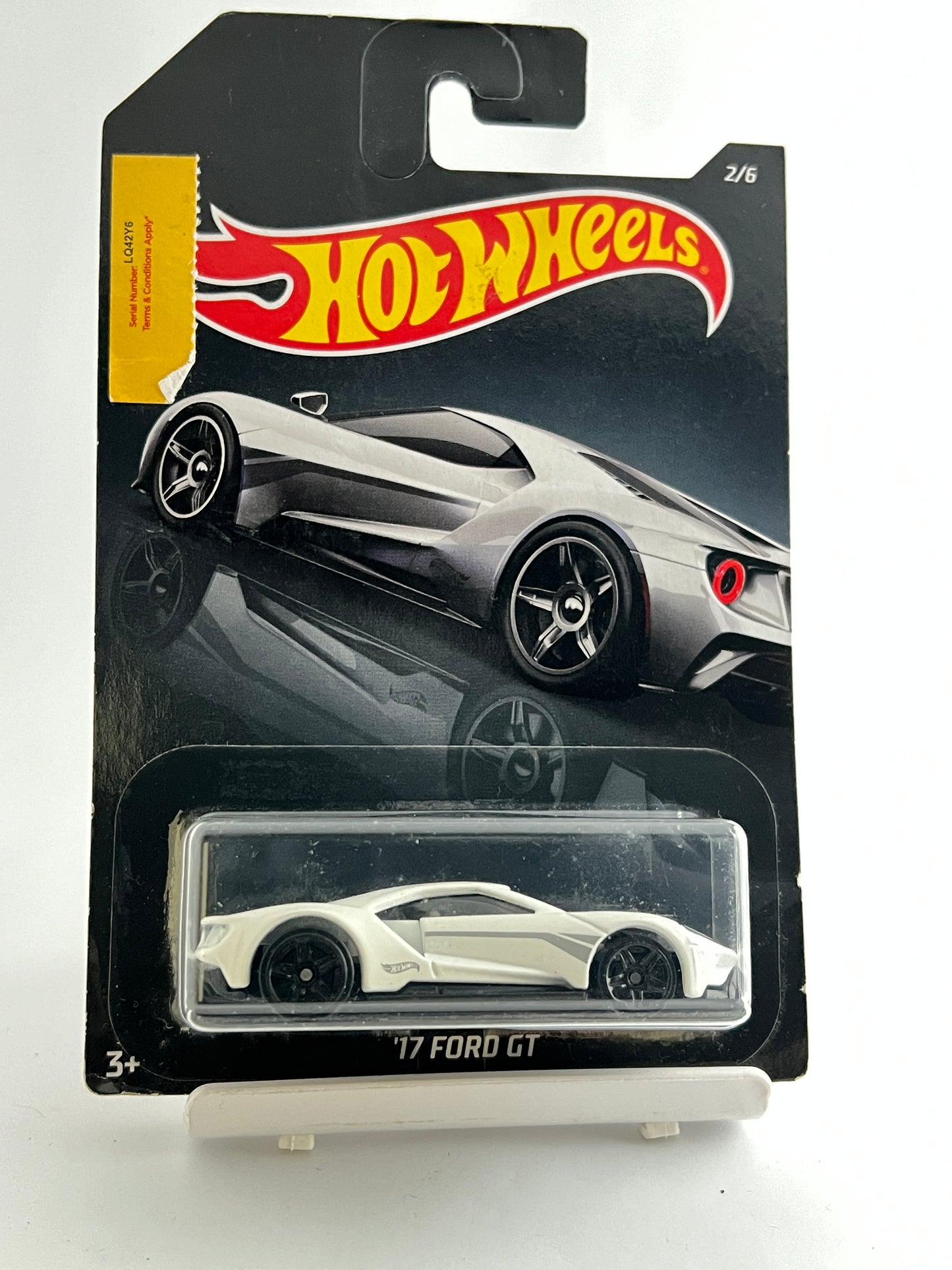 17 FORD GT - CARD ART - STICKER ON CARD - 4A - Its Fun- Hot wheels - matchbox - diecast