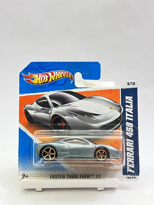 HOT WHEELS - FERRARI 458 ITALIA - 2A - Its Fun- Hot wheels - matchbox - diecast