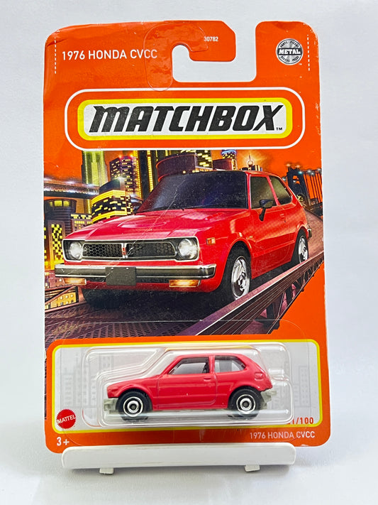 MATCHBOX - 1976 HONDA CVCC - ZX3 - Its Fun- Hot wheels - matchbox - diecast