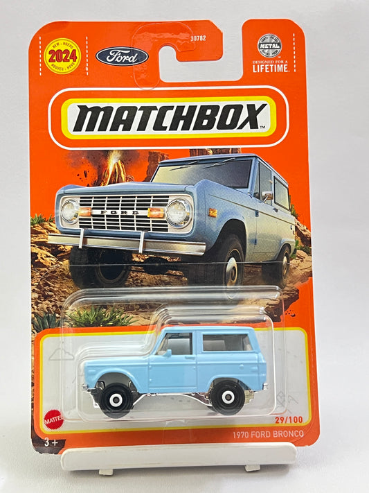 MATCHBOX - 1970 FORD BRONCO - ZX3 - Its Fun- Hot wheels - matchbox - diecast